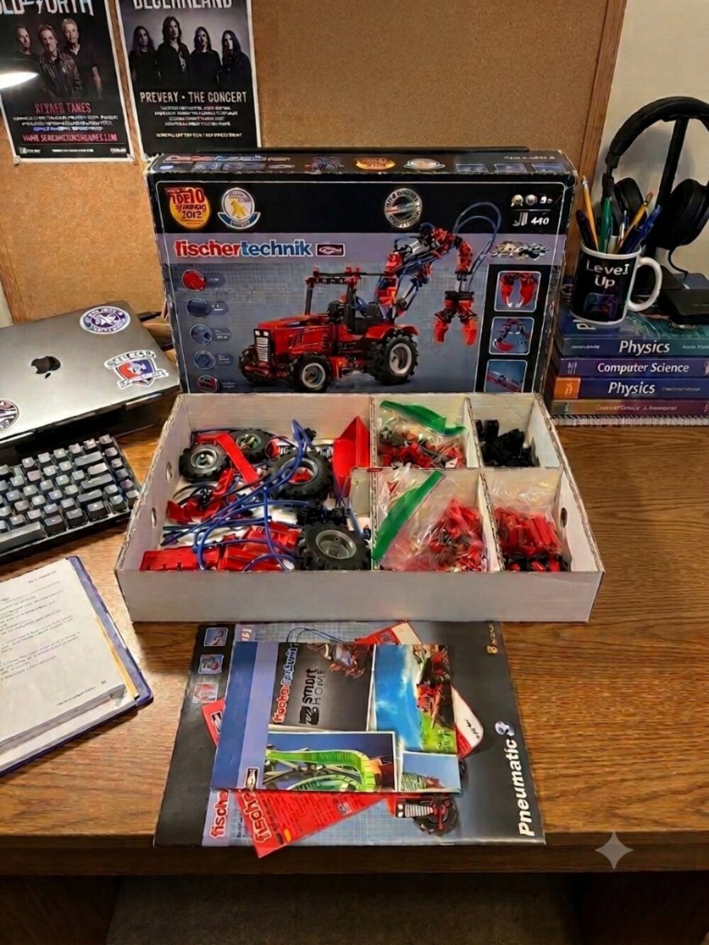 Fischertechnik Profi Pneumatic 3 Set 516185 Building Kit Made in Germany Used